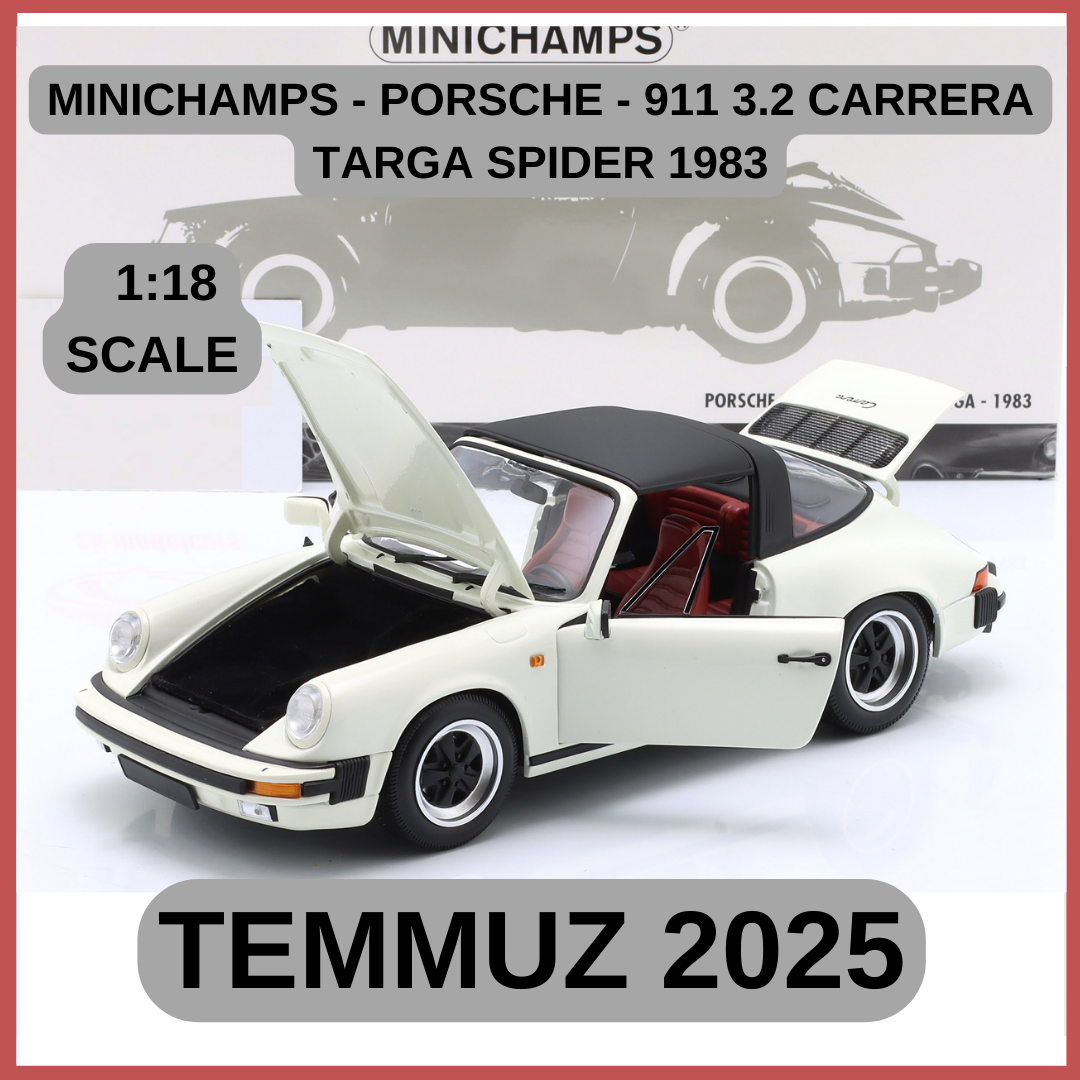MINICHAMPS - PORSCHE - 911 3.2 CARRERA TARGA SPIDER 1983