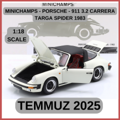 MINICHAMPS - PORSCHE - 911 3.2 CARRERA TARGA SPIDER 1983