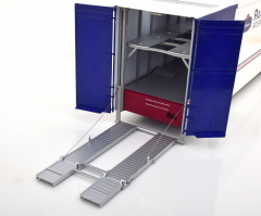 1/18 CMR - MERCEDES BENZ - O317 TRUCK CAR TRANSPORTER PORSCHE Rothmans 1968