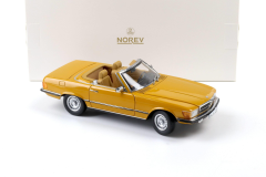 1/18 Norev Mercedes 450SL R107 Cabriolet 1975 Cayenne orange - 183350