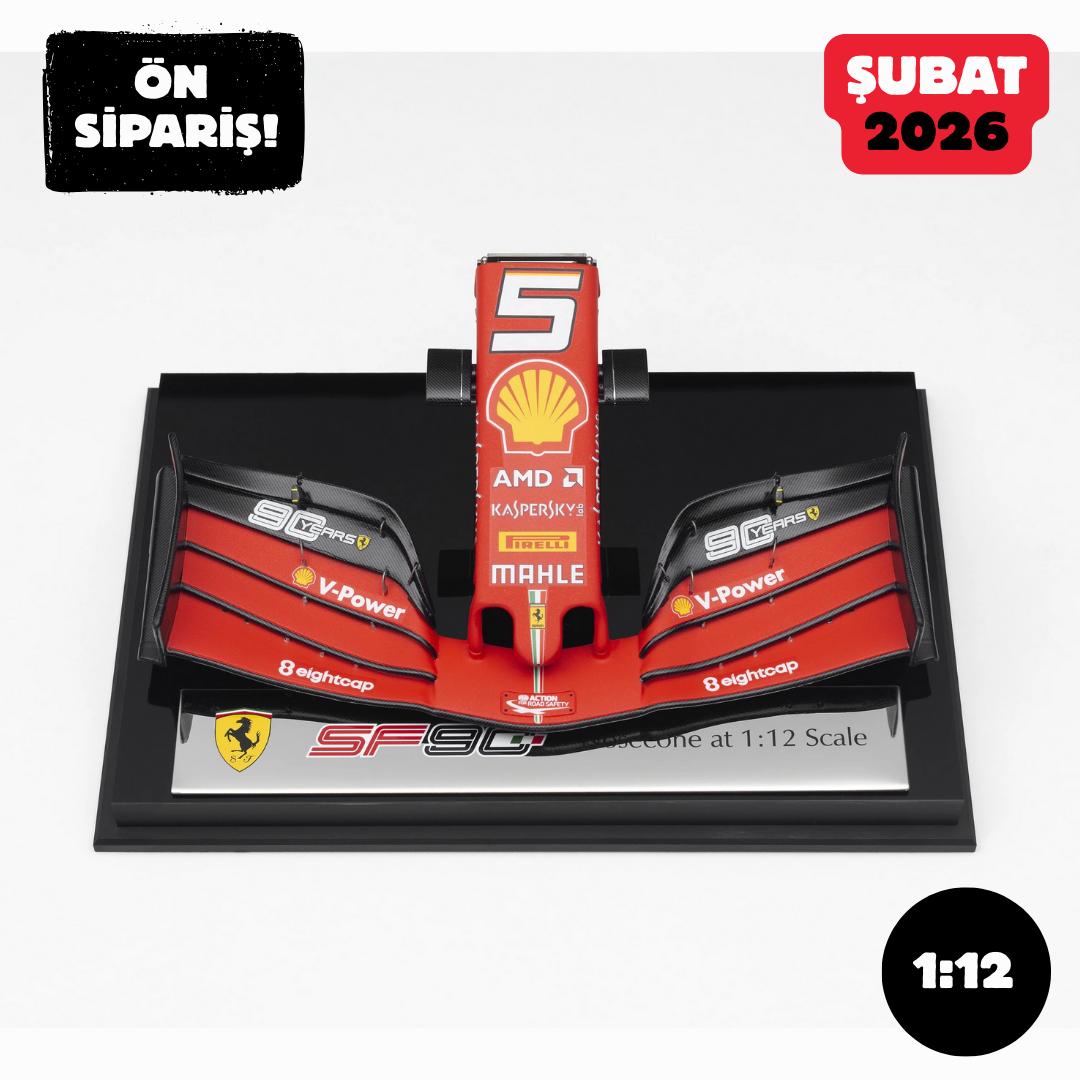 Ön Sipariş - 1/12 AMALGAM Ferrari SF90 Noseconel Sebastian Vettel