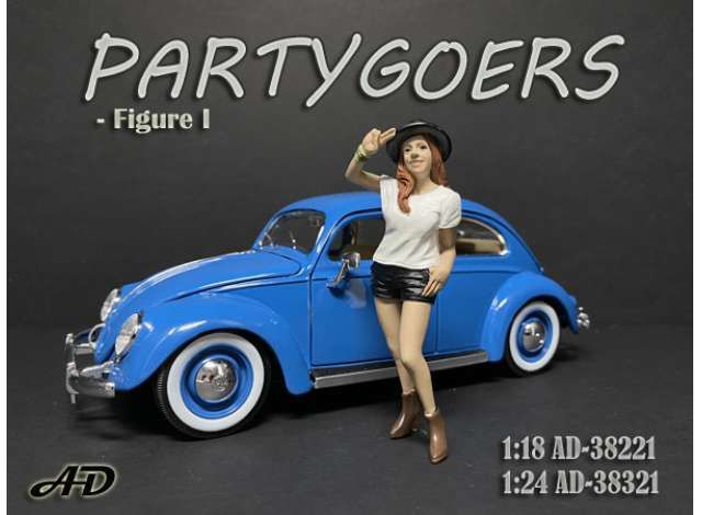 1/18 partygoers figure #1