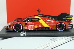 BBR-MODELS - FERRARI - 499P 3.0L TURBO V6 TEAM FERRARI AF CORSE N 51 WINNER 24h LE MANS 2023 ALESSANDRO PIER GUIDI - JAMES CALADO - ANTONIO GIOVINAZZI