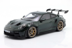 1/12 Norev Porsche 911 GT3 RS 2022 Jetgreen metallic and Black - 127532