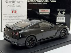 1/18 AUTOART NISSAN SKYLINE GT-R R35 SUPER BLACK OPTIONAL MATT WHEELS - 77394