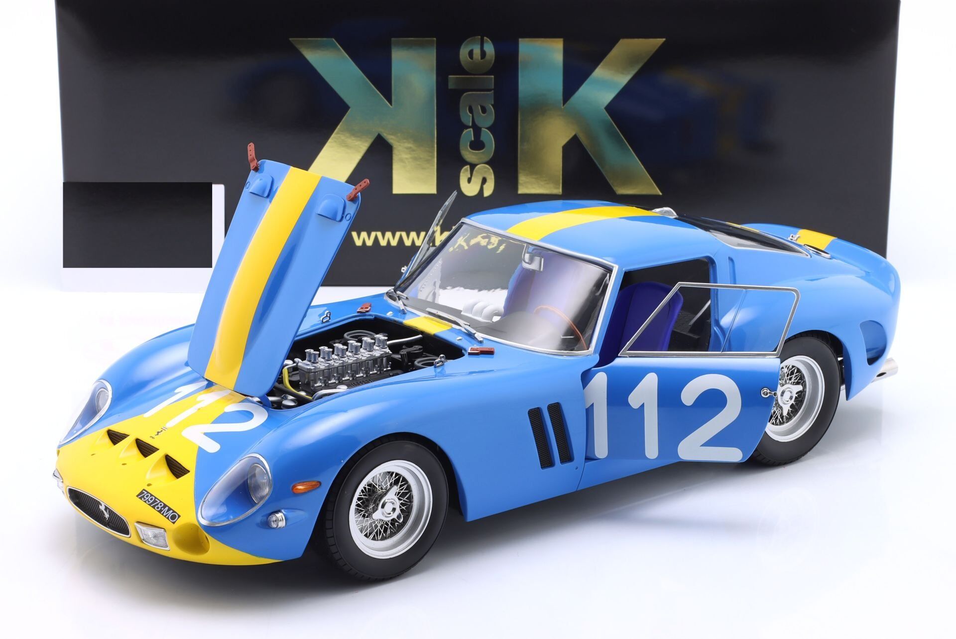 KK-SCALE - FERRARI - 250 GTO 3.0L V12 COUPE N 112 TARGA FLORIO 1964 ULF NORINDER - PICKO TROBERG