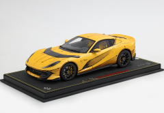 Ön Sipariş - 1/18 BBR Ferrari 812 Competizione Three layer yellow special Carbon box packaging