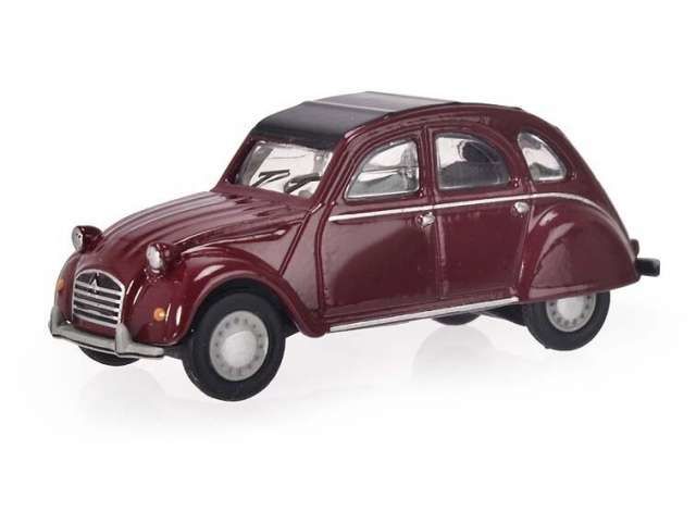 Citroen 2CV, red