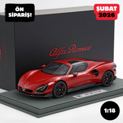 Ön Sipariş - 1/18 BBR Alfa Romeo 33 Stradale Rosso Alfa