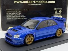 1/18 AUTOart Subaru New Age Impreza WRC 2003 Plain Body Blue - 80394