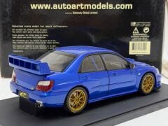 1/18 AUTOart Subaru New Age Impreza WRC 2003 Plain Body Blue - 80394