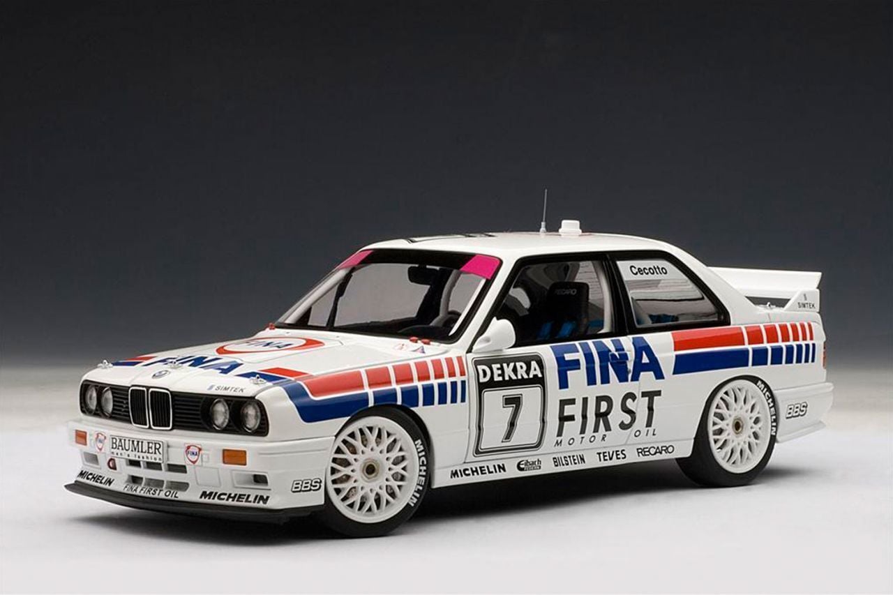 1/18 AUTOART - BMW - 3-SERIES M3 E30 FINA N 7 DTM 1992 C.CECOTTO - 89246