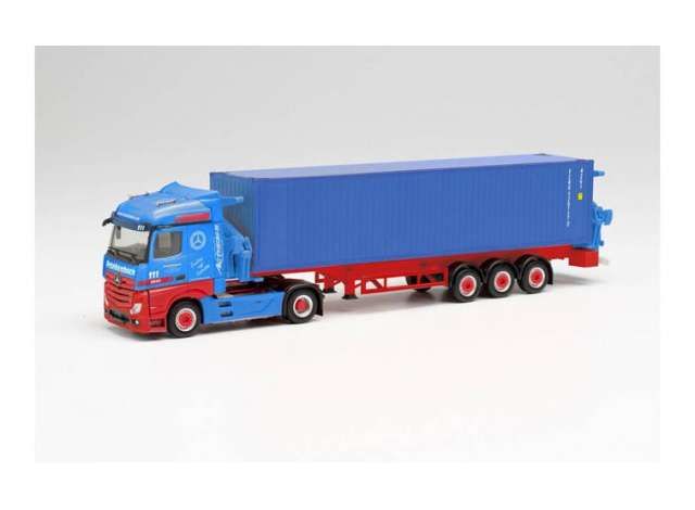 1/87 Mercedes Benz Actros S. 2.5 C.Sz. *Frankenbach*, blue/red