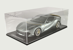 Ön Sipariş - 1/12 BBR Ferrari 812 Competizione 2021 Coburn grey Spare Key case Cuoio Schedoni