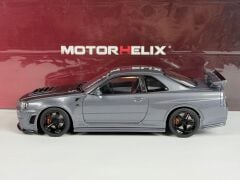 1/18 MOTORHELIX Nissan Skyline GT-R R34 NISMO CRS VER. GUN METALLIC - M83409