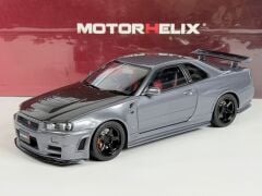 1/18 MOTORHELIX Nissan Skyline GT-R R34 NISMO CRS VER. GUN METALLIC - M83409