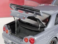 1/18 MOTORHELIX Nissan Skyline GT-R R34 NISMO CRS VER. GUN METALLIC - M83409