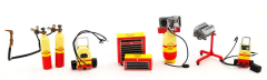 1:43 GMP SET OFFICINA GARAGE TOOL SET SHELL OİL