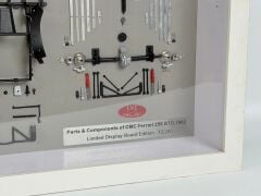 1/18 CMC Model Art Ferrari 250 GTO yellow parts display board - A024