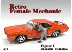 1/18 retro female mechanic i