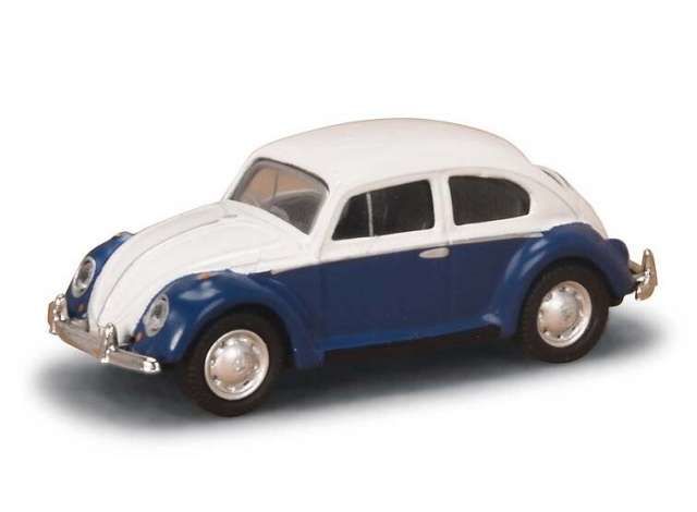 Volkswagen Beetle, blue/white