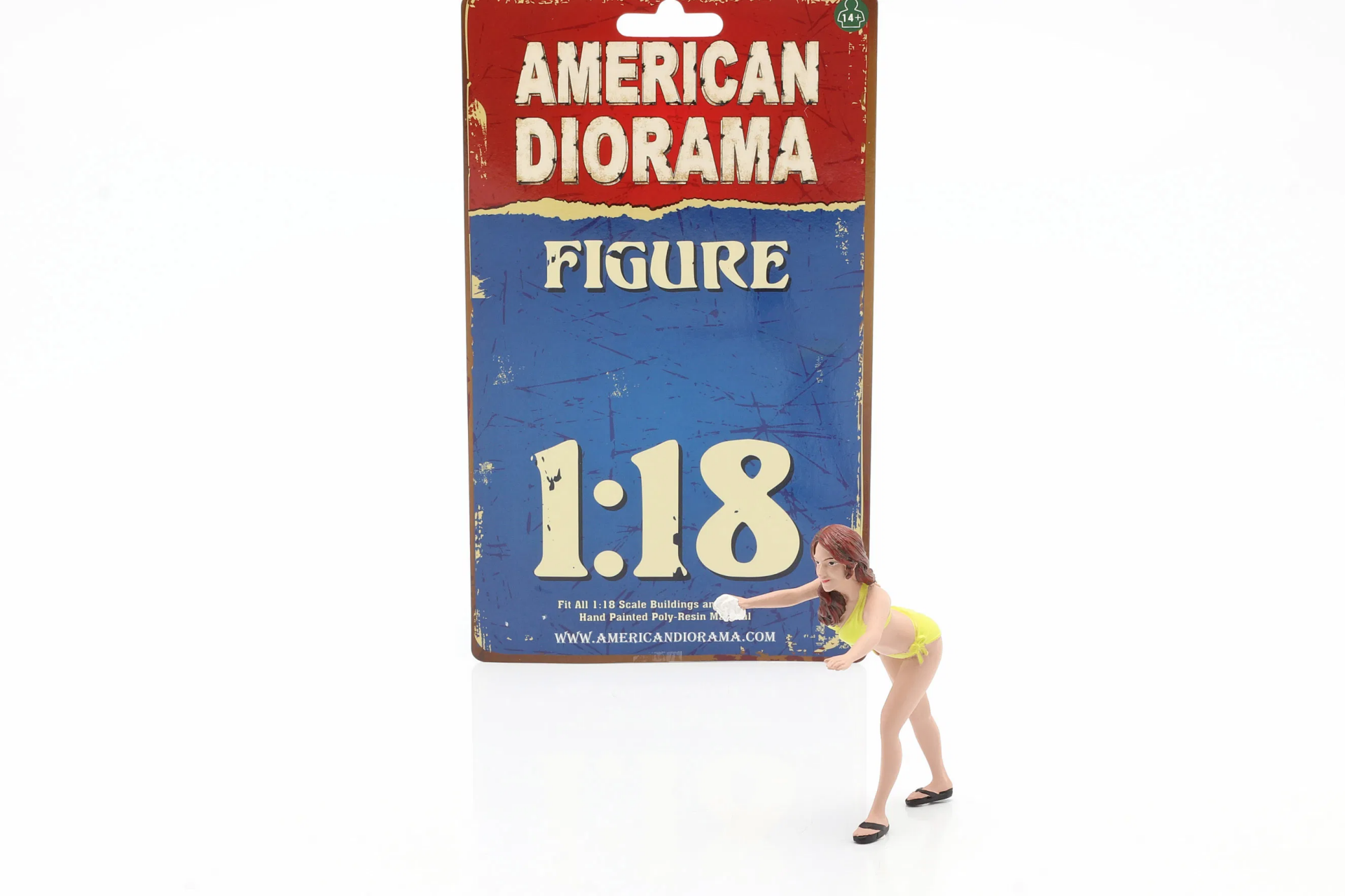 1/18 American Diorama - Bikini Car Wash Girl Stephanie