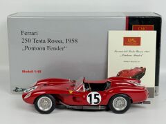 1/18 CMC - FERRARI - 250TR TESTAROSSA 3.1L V12 TESTAROSSA SPIDER PONTOON FENDER 1958