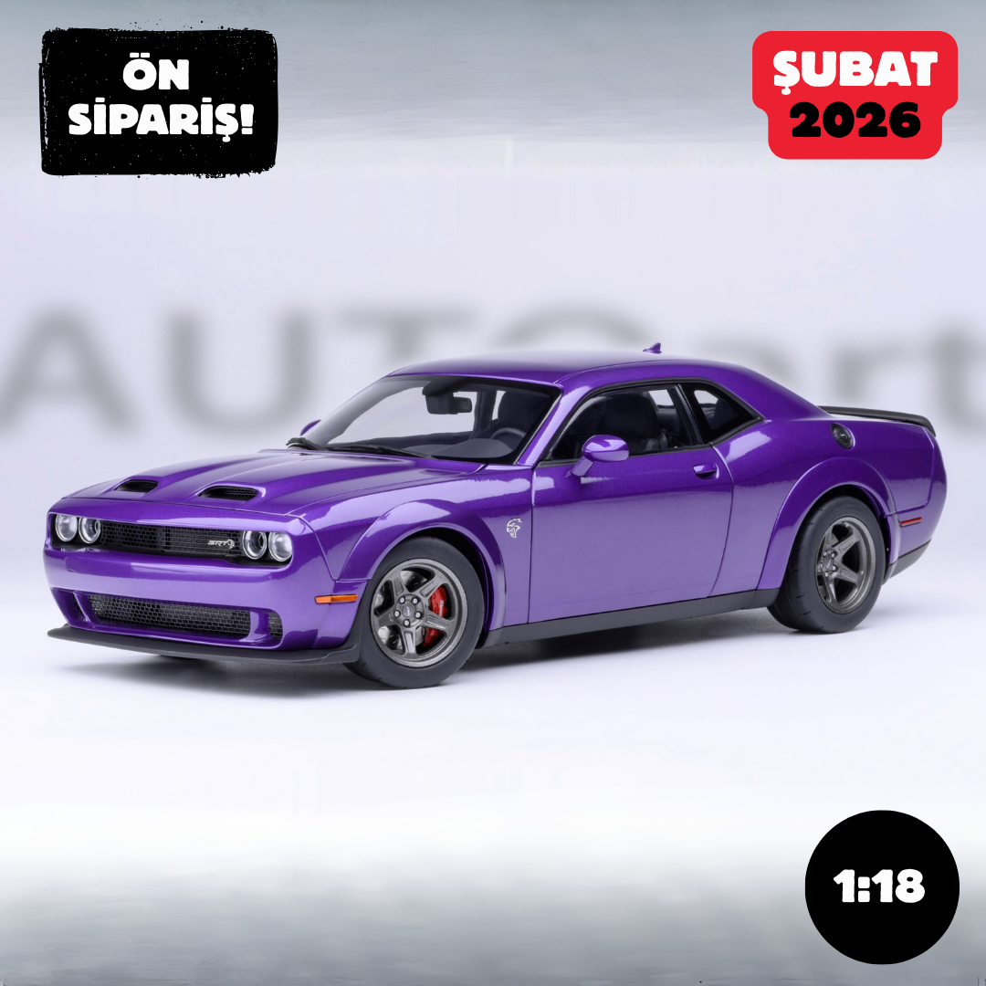 Ön Sipariş - 1/18 AUTOart Dodge Challenger SRT Superstock 2023 (Plum Crazy)