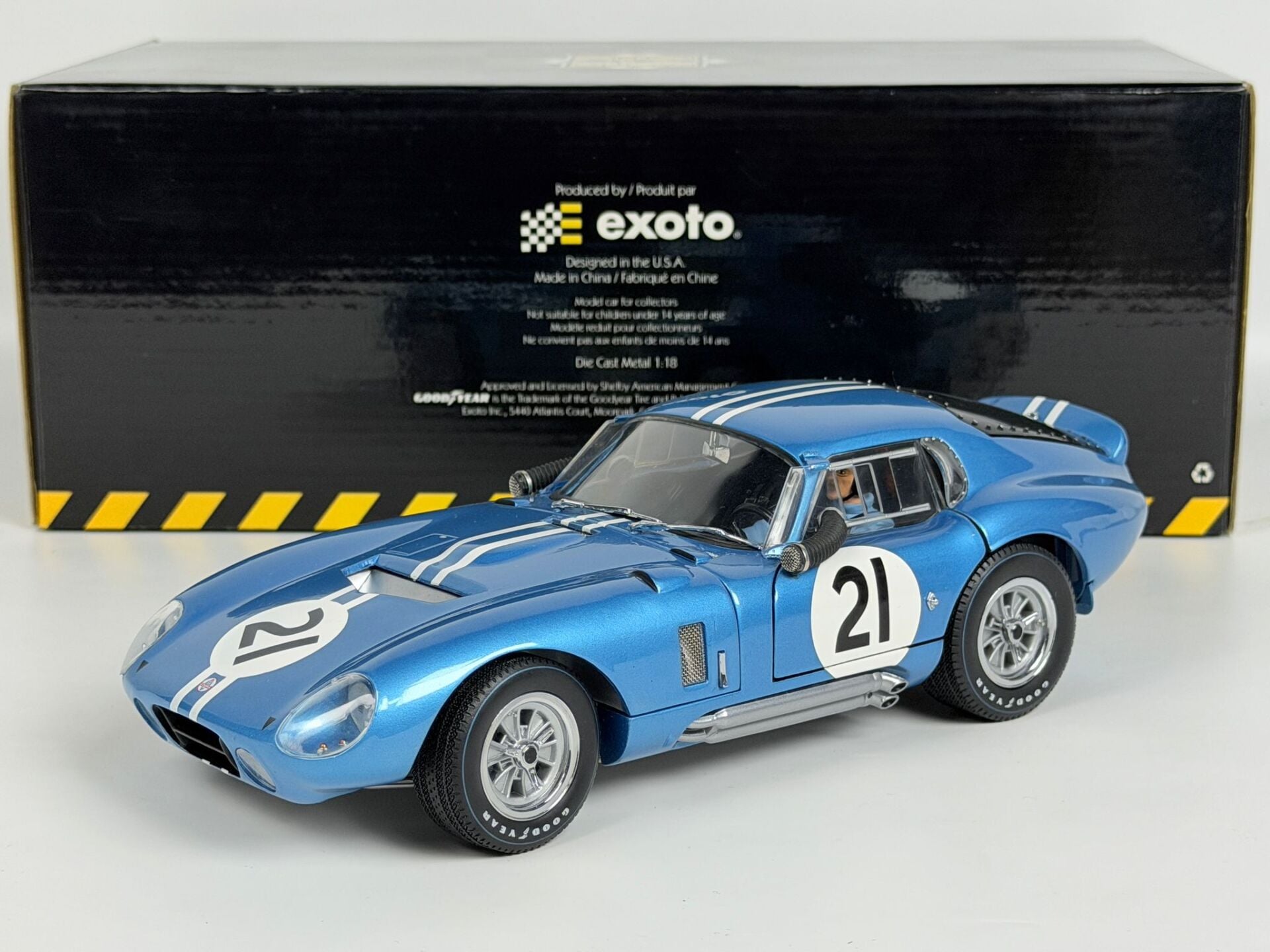 1/18 Exoto Cobra Daytona Coupe Winner, 1964 Tourist Trophy (Goodwood) | Dan Gurney