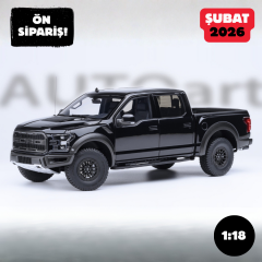 Ön Sipariş - 1/18 AUTOart Ford F-150 Raptor Supercrew 2019 (Agate Black)