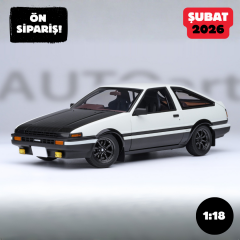 Ön Sipariş - 1/18 AUTOart Toyota Sprinter Trueno (AE86) “Project D” Final version 30th ann