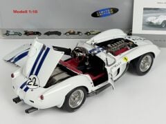 1/18 CMC Ferrari 250 Testa Rossa White #22 LucyBelle 1958 Le Mans - M086