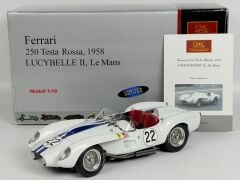 1/18 CMC Ferrari 250 Testa Rossa White #22 LucyBelle 1958 Le Mans - M086