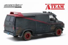 GREENLIGHT - GMC - VANDURA CARGO G.SERIES VAN WEATHERED VERSION 1983 - THE A-TEAM