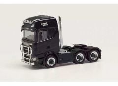 1/87 Scania CS 20 HD 6x2 m. Pipes, Lampenb., Fanf., Ramm., black