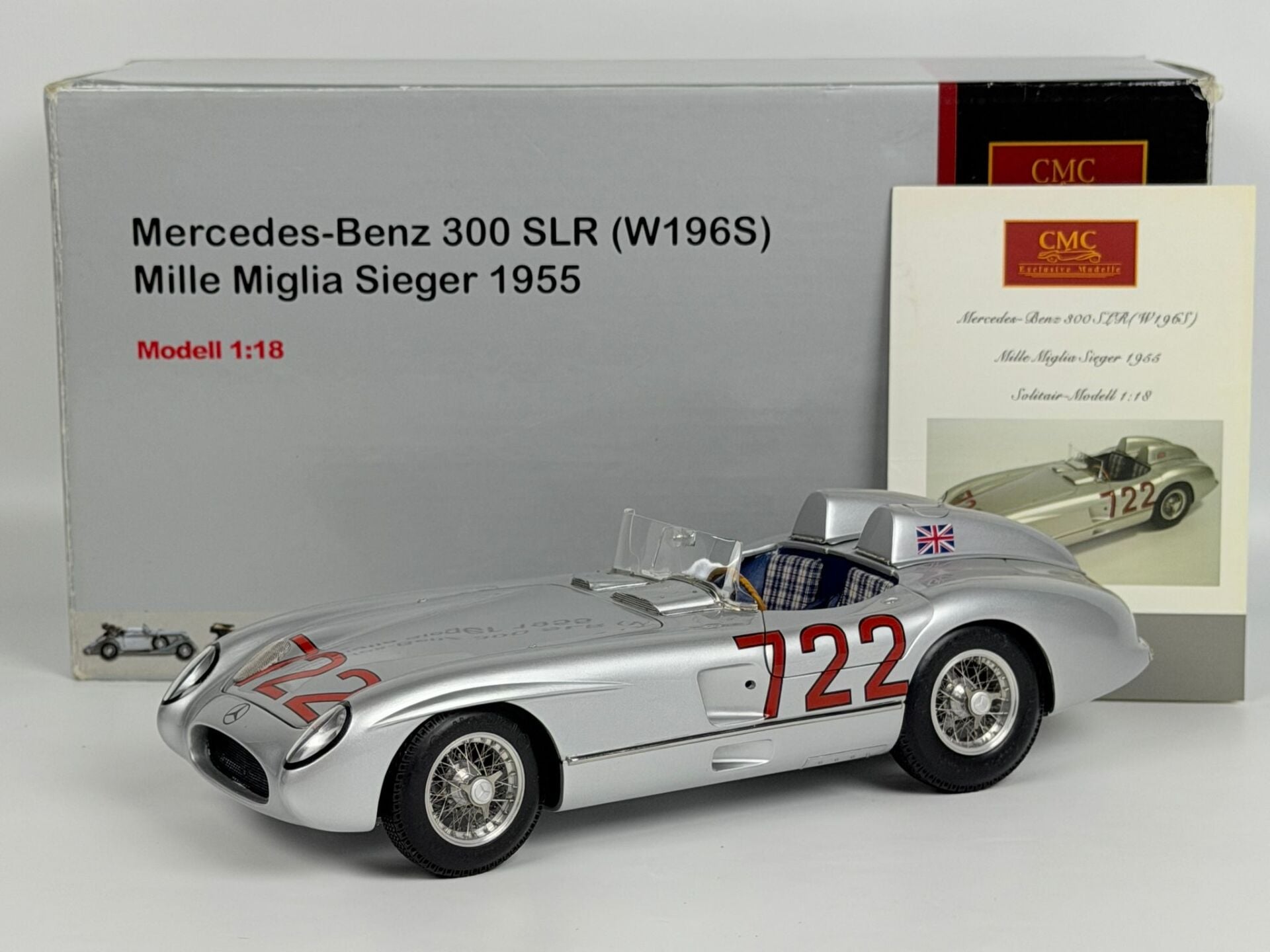 1/18 CMC MERCEDES BENZ 300 SLR (W196S) 1955 - M066