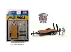 1/64 haul-n-go set 1 trailer (diecast) & 2 figures