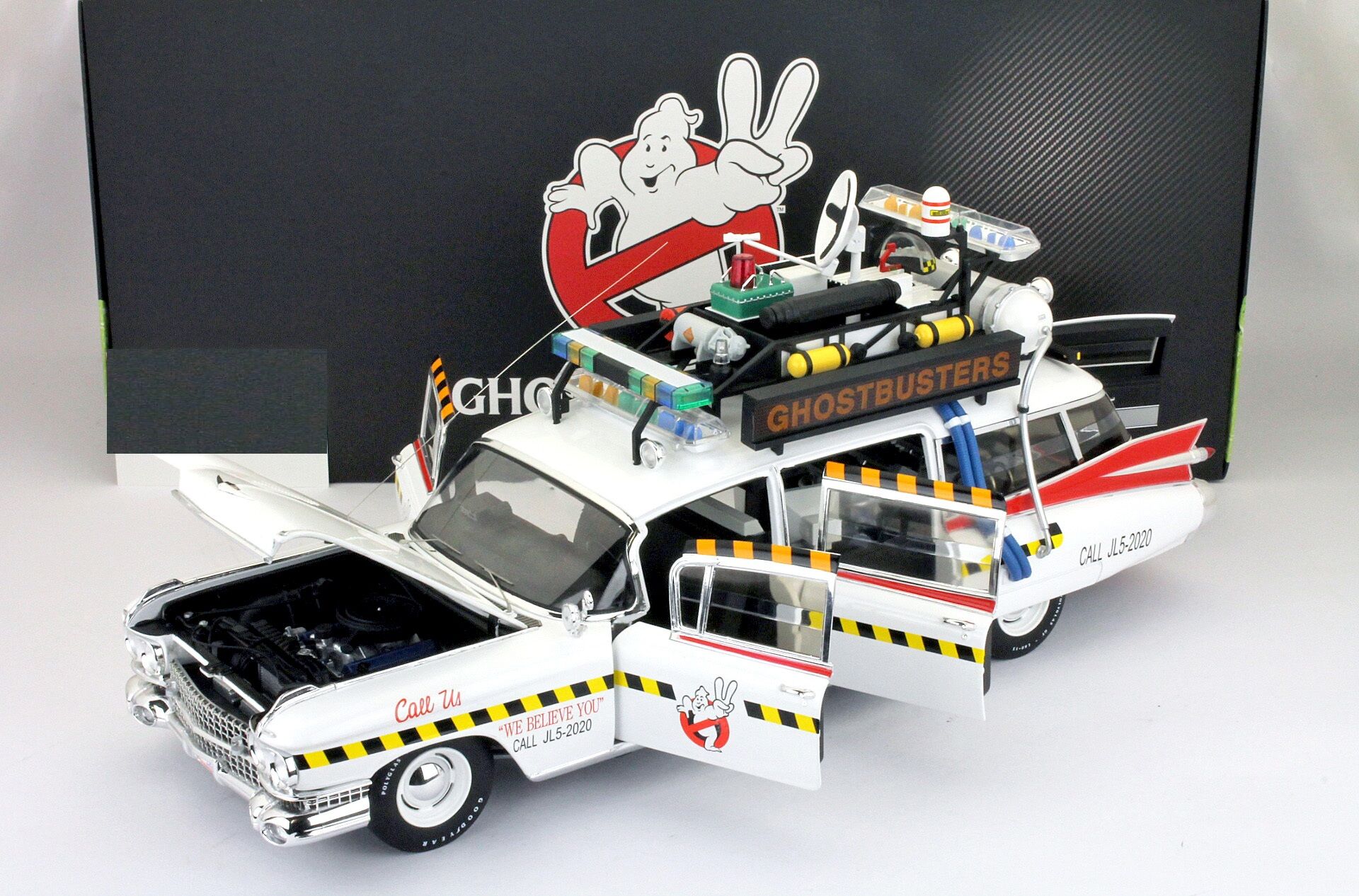 MATTEL HOT WHEELS - CADILLAC - SERIES-62 ECTO-1A GHOSTBUSTERS 2 1989