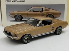 1/18 AUTOart 1967 Ford Mustang GT390 Fastback Metallic Gold - 72806
