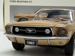 1/18 AUTOart 1967 Ford Mustang GT390 Fastback Metallic Gold - 72806