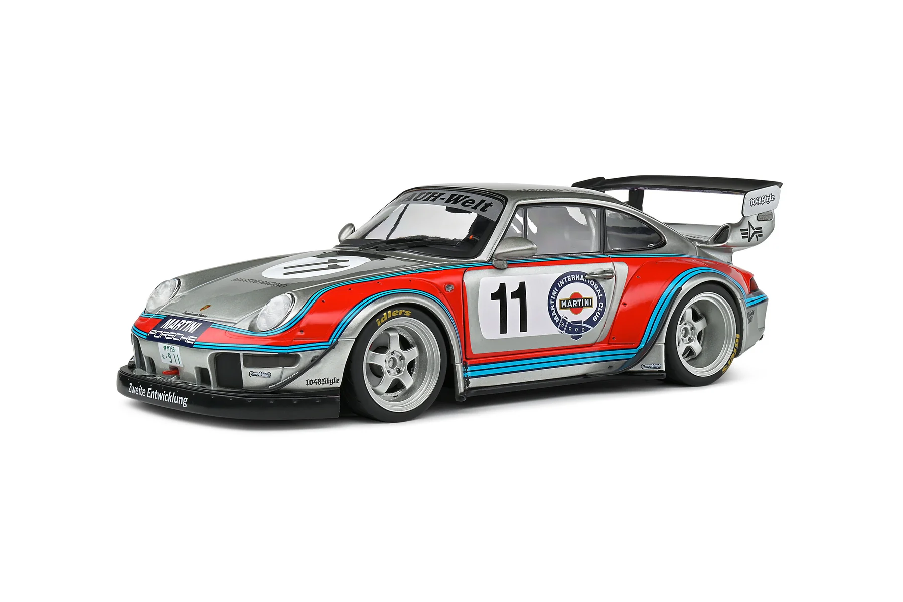 1/18 Solido Porsche RWB BODYKIT MARTINI GREY 2020