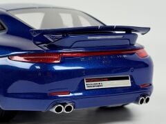 KUTUSUZ - 1/18 GT SPIRIT Porsche 911 (991) Carrera 4S 5M FANS BLUE - LIMITED - GT032