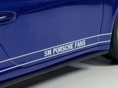 KUTUSUZ - 1/18 GT SPIRIT Porsche 911 (991) Carrera 4S 5M FANS BLUE - LIMITED - GT032
