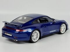 KUTUSUZ - 1/18 GT SPIRIT Porsche 911 (991) Carrera 4S 5M FANS BLUE - LIMITED - GT032