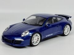 KUTUSUZ - 1/18 GT SPIRIT Porsche 911 (991) Carrera 4S 5M FANS BLUE - LIMITED - GT032