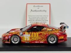 1/18 AUTOart Porsche 911 997 GT3 RSR Le Mans 2009 Asia #75 - 80972