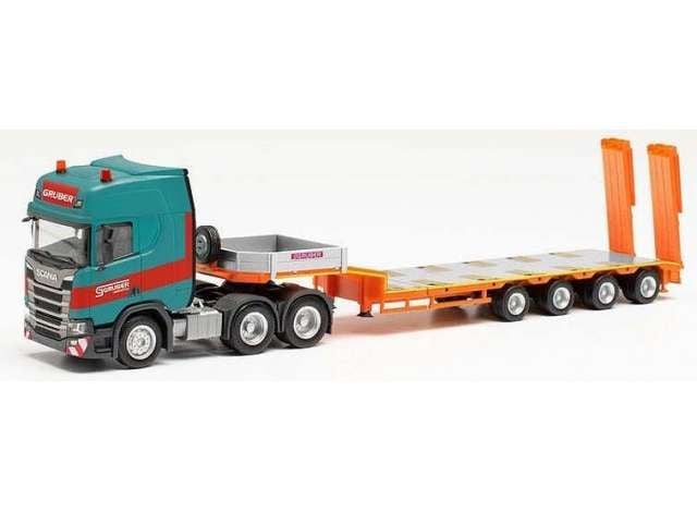 1/87 Scania CR 20 6x4 S.T.sz. Gruber, green/orange