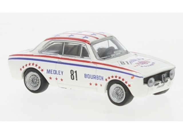 1/87 1971 Alfa Romeo GTA 1300 #81 *Medley Bourbon*, white/red/blue