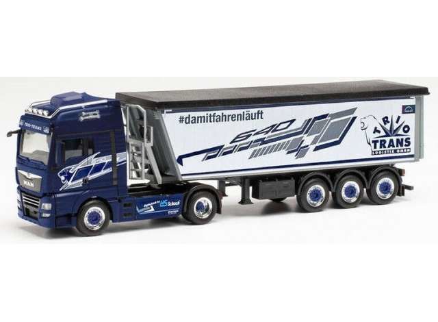 1/87 MAN TGX XXL E6 St.Sz. Trio Trans, blue/white