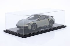 SPARK-MODEL - PORSCHE - 911 992 TURBO S COUPE 2020 - CON VETRINA - WITH SHOWCASE